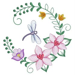 All Around Blooms 07(Md) machine embroidery designs