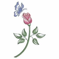 Sketched Roses 2 04 machine embroidery designs