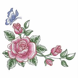 Sketched Roses 2 09 machine embroidery designs