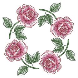 Sketched Roses 2 15 machine embroidery designs