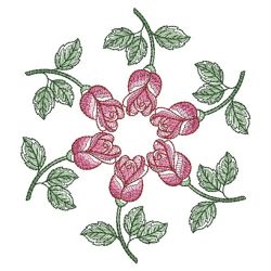 Sketched Roses 2 16 machine embroidery designs