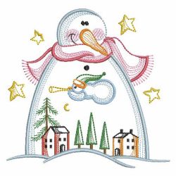 Vintage Snowman 5 09(Sm) machine embroidery designs