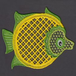 FSL Animal Mug Rug 06 machine embroidery designs