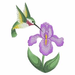 Watercolor Hummingbirds 2 07(Md) machine embroidery designs