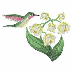 Watercolor Hummingbirds 2 09(Md) machine embroidery designs