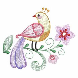 Birds And Blooms 01(Md) machine embroidery designs