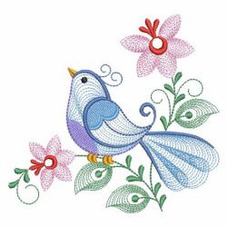 Birds And Blooms 05(Md) machine embroidery designs