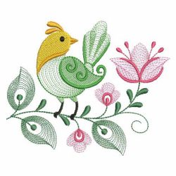 Birds And Blooms 07(Md) machine embroidery designs