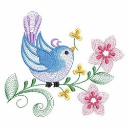 Birds And Blooms 08(Sm) machine embroidery designs