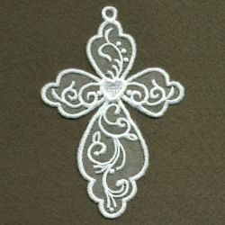 Organza Decorative Crosses 01 machine embroidery designs