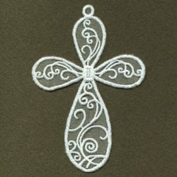 Organza Decorative Crosses 02 machine embroidery designs