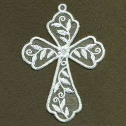 Organza Decorative Crosses 04 machine embroidery designs