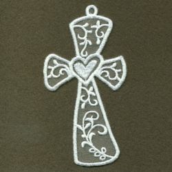 Organza Decorative Crosses 07 machine embroidery designs