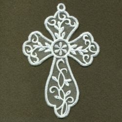 Organza Decorative Crosses 08 machine embroidery designs