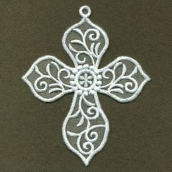 Organza Decorative Crosses 09 machine embroidery designs