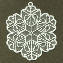 Organza Decorative Snowflakes machine embroidery designs