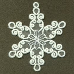 Organza Decorative Snowflakes 04 machine embroidery designs