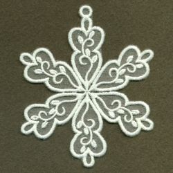 Organza Decorative Snowflakes 05 machine embroidery designs