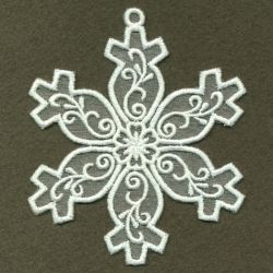 Organza Decorative Snowflakes 06 machine embroidery designs