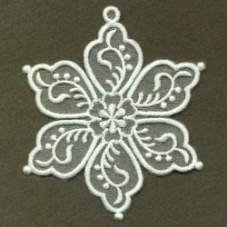 Organza Decorative Snowflakes 08