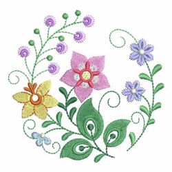 Flourishing Flowers 02 machine embroidery designs