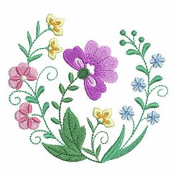 Flourishing Flowers 09 machine embroidery designs