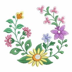 Flourishing Flowers 10 machine embroidery designs