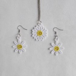 FSL Flower Earrings And Pendant 2 02