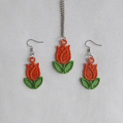 FSL Flower Earrings And Pendant 2 09 machine embroidery designs