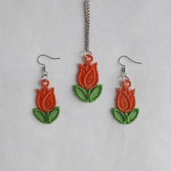 FSL Flower Earrings And Pendant 2 09 machine embroidery designs