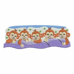 Five Little Monkeys 07 machine embroidery designs