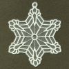 Organza Decorative Snowflakes 2