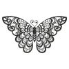 Blackwork Butterfly(Sm)