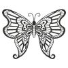 Blackwork Butterfly 08(Lg)