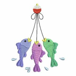 Gone Fishing 03 machine embroidery designs