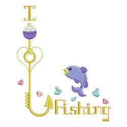 Gone Fishing 05 machine embroidery designs
