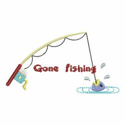 Gone Fishing 08 machine embroidery designs