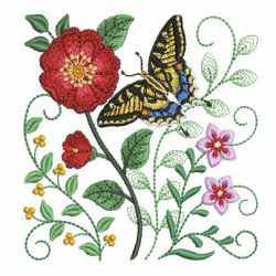 Butterfly Garden 01 machine embroidery designs