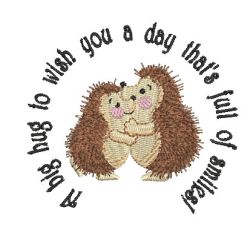 Hugging 03 machine embroidery designs
