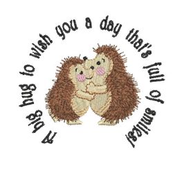 Hugging 03 machine embroidery designs