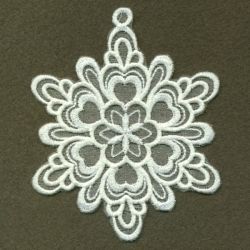Organza Decorative Snowflakes 2 03