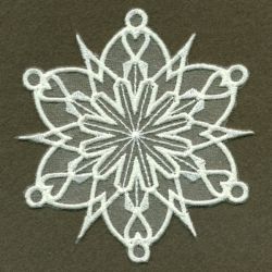 Organza Decorative Snowflakes 2 05