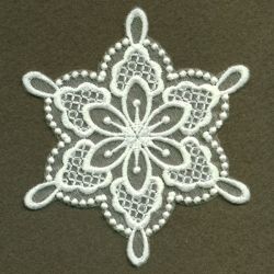 Organza Decorative Snowflakes 2 06