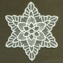 Organza Decorative Snowflakes 2 07