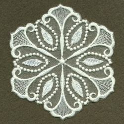 Organza Decorative Snowflakes 2 08