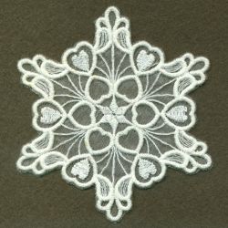 Organza Decorative Snowflakes 2 09