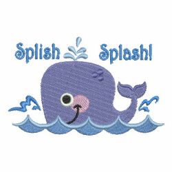 Splish Splash machine embroidery designs