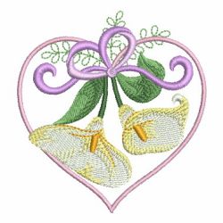 Floral Heart 03 machine embroidery designs