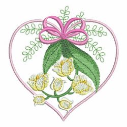 Floral Heart 07 machine embroidery designs