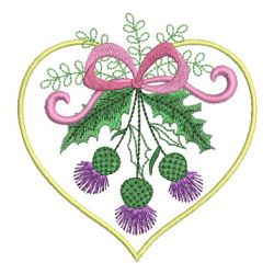 Floral Heart 08 machine embroidery designs